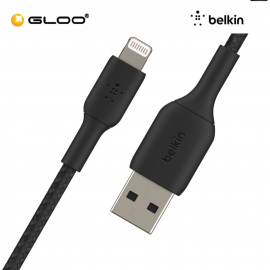 Belkin BOOST↑CHARGE™ Braided USB-A to Lightning Cable 1M - Black CAA002bt1MBK