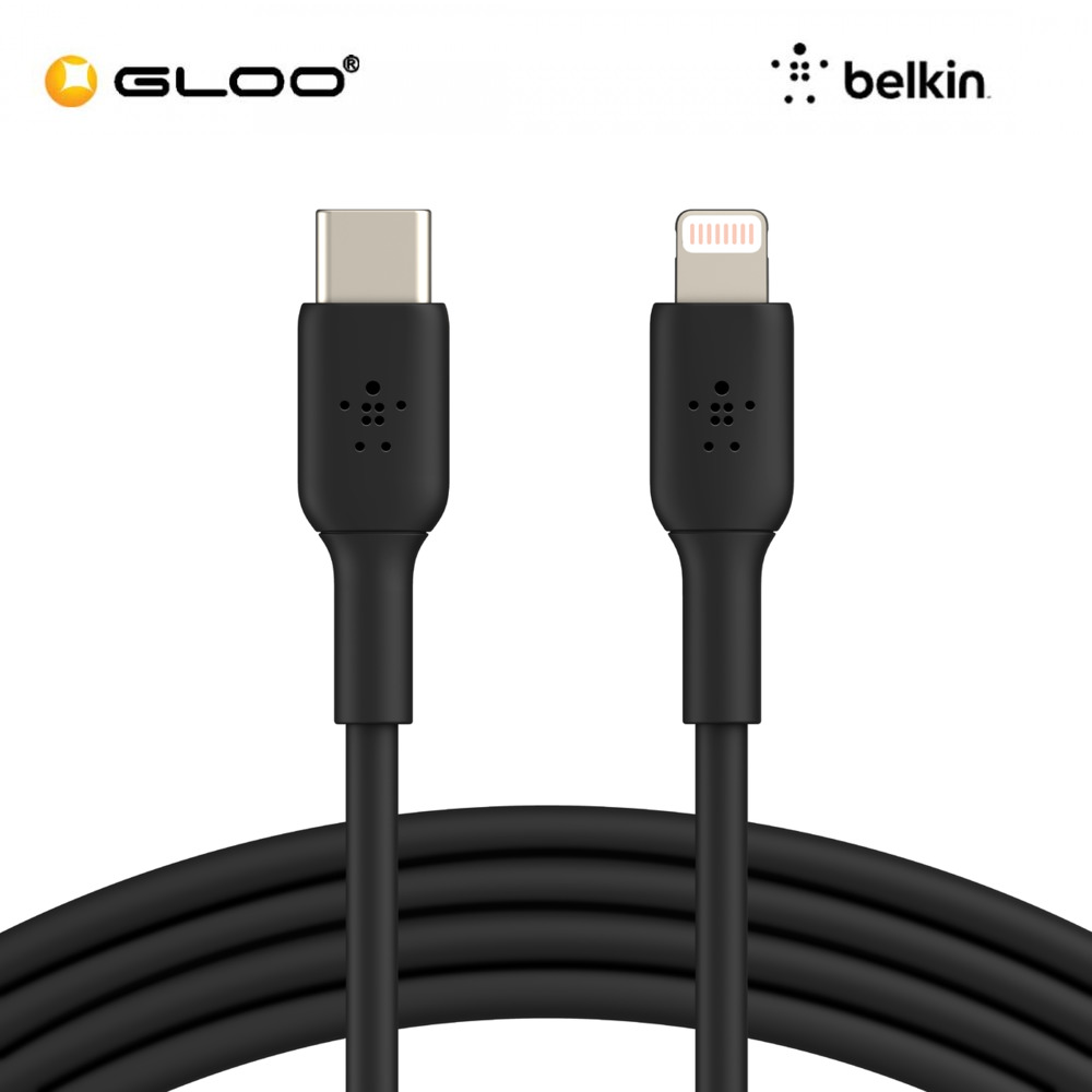 Belkin BOOST CHARGE USB-C to Lightning Cable 1M - Black CAA003bt1MBK