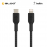 Belkin BOOST CHARGE Braided USB-C to Lightning Cable 1M - Black CAA004bt1MBK