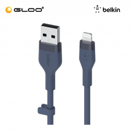Belkin BOOST CHARGE Silicon USB-A to Lightning Cable 1M - Blue CAA008bt1MBL 745883831883