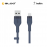 Belkin BOOST CHARGE Silicon USB-A to Lightning Cable 1M - Blue CAA008bt1MBL 745883831883