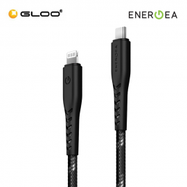 ENERGEA NyloFlex USB-C to Lightning Cable C94 (MFI) 1.5M - Black 6957879423185