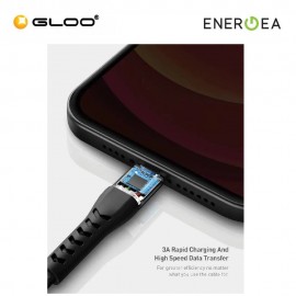 ENERGEA NyloFlex Lightning Cable (MFI) 1.5M - Black 6957879423673