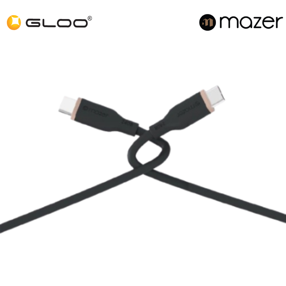 Mazer Infinite.Link 3 Flex USB C to USB-C 240W - Black 8881304544467