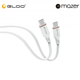 Mazer Infinite.Link 3 Flex USB C to USB-C 240W - White 8881304544474
