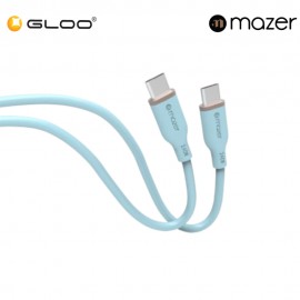 Mazer Infinite.Link 3 Flex USB C to USB-C 240W - Blue 8881304544481
