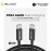 Mazer InfiniteFLEX2 Pro 240W/1M USB-C Braided Cable – Black 8881304545525