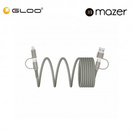 Mazer InfiniteLink Cobra Magnetic 4-in-1 1M/60W Fast Charging Cable 8881304545655
