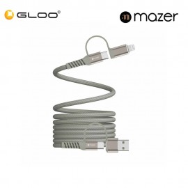 Mazer InfiniteLink Cobra Magnetic 4-in-1 1M/60W Fast Charging Cable 8881304545655