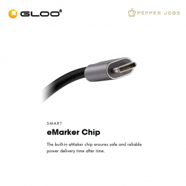 PEPPER JOBS 100W USB3.1 Gen 2 USB-C to USB-C 5.0A Cable  4897089840117
