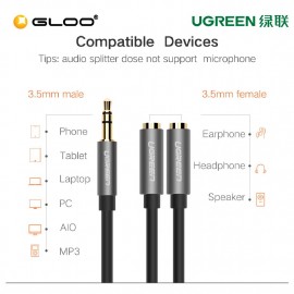 UGREEN 3.5mm AUX Stereo audio Splitter Cable-10532