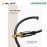 UGREEN 3.5MM Male to 2 female audio cable Black-20816