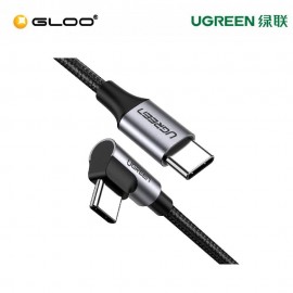 UGREEN USB-C 2.0 TO USB-C 2.0 (90) 3A DATA CABLE 1M-50123