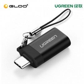 UGREEN Type C To USB 3.0 A Adapter Cable With Lanyard (Black)-50283