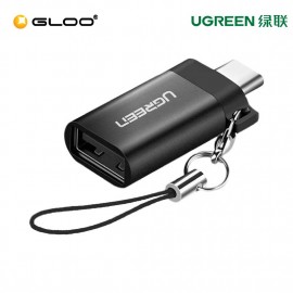 UGREEN Type C To USB 3.0 A Adapter Cable With Lanyard (Black)-50283