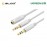 UGREEN 3.5mm Female to 2 Male Audio Cable ABS Case (White) - 20897