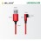 UGREEN Lightning To USB 2.0 Cable(90 ANGLE) Red 1M-60555