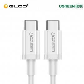 Ugreen USB 2.0 Type C Male To Type C Male Cable Nickel Plating ABS Shell 1.5M (White) 60519