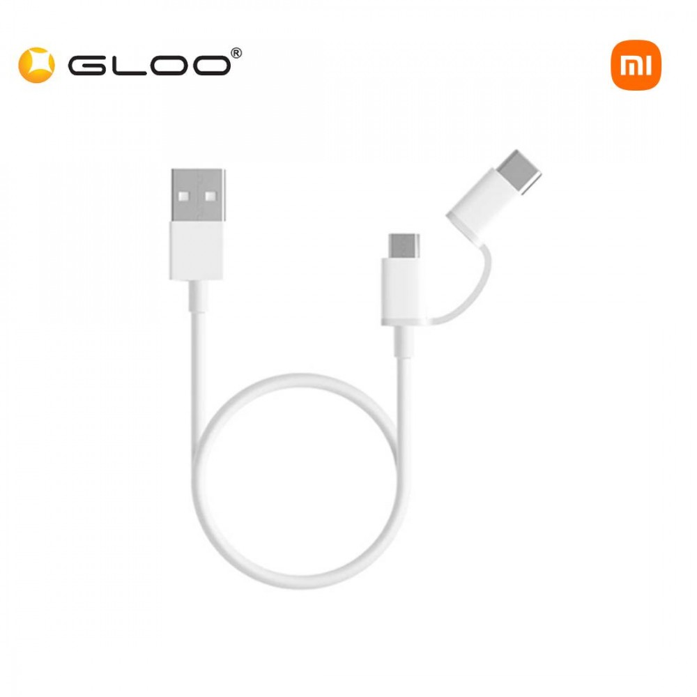 Xiaomi Mi 2-in-1 USB Cable Micro USB to Type C - 100cm