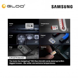 Samsung PRO Plus Sonic the Hedgehog +Adapter microSDXC 128GB