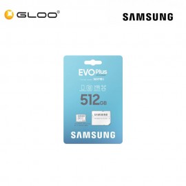 Samsung EVO Plus microSD Card (2024) 512GB - White