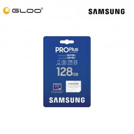 Samsung PRO Plus microSD Card 128GB - Blue