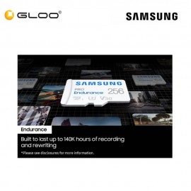 Samsung PRO Endurance microSD Card 256GB