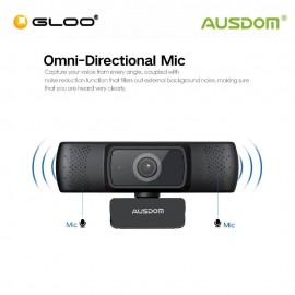 AUSDOM AF640 Full HD 1080P Webcam Auto Focus with Noise Cancelling Microphone Web Camera