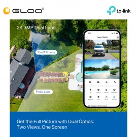 TP-Link Tapo C545D Outdoor Dual Lens Pan/Tilt Security Camera