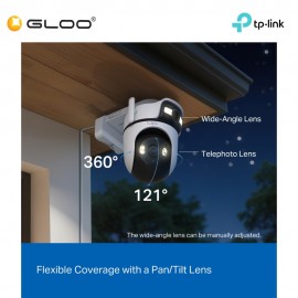 TP-Link Tapo C545D Outdoor Dual Lens Pan/Tilt Security Camera