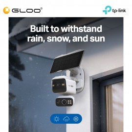 TP-Link Tapo C645D KIT Solar-Powered Dual-Lens Pan/Tilt Security Camera Kit 2K 3MP