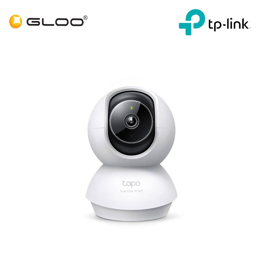 TP-LINK TAPO C230 Pan/Tilt AI Home Security Wifi 3K 5MP 2880×1620 Camera-White