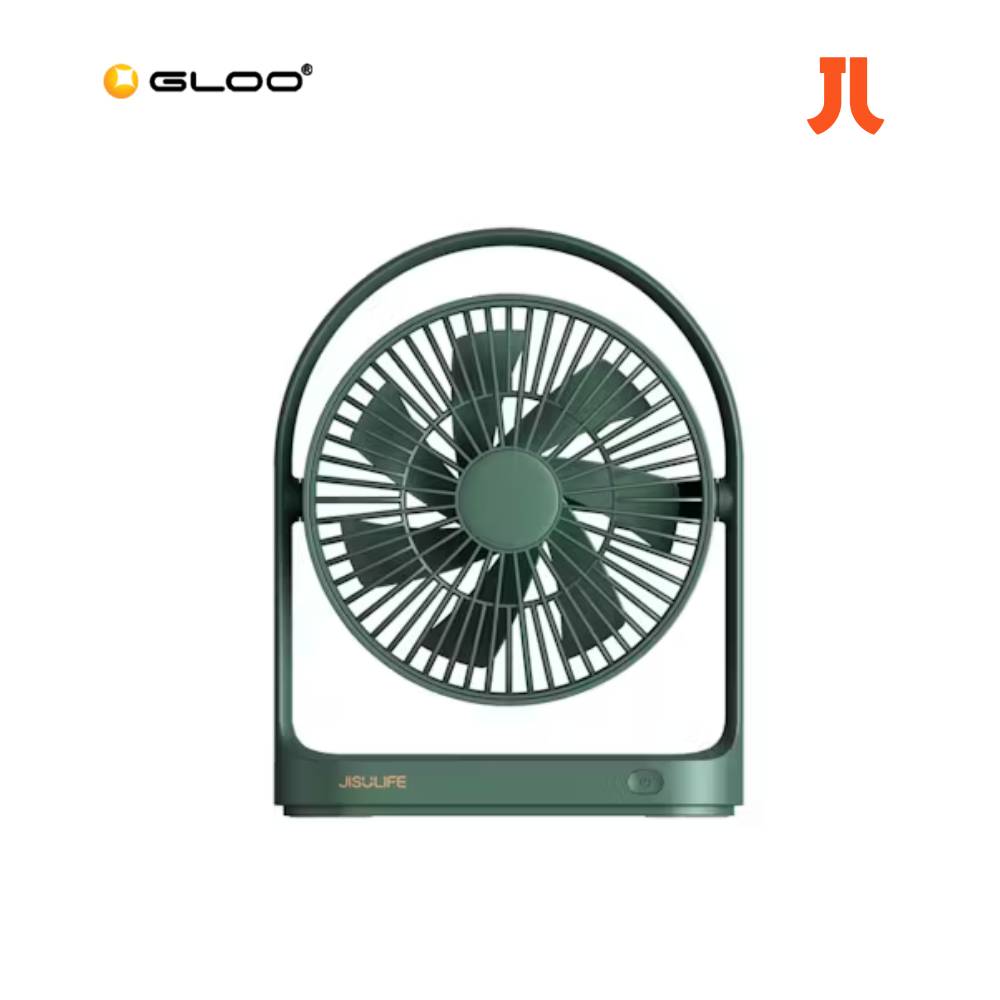 JISULIFE Desk Fan with built-in battery-Green FA19 6975061531210