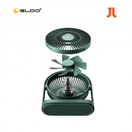 JISULIFE Desk Fan with built-in battery-Green FA19 6975061531210