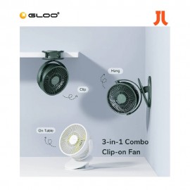 JISULIFE Clip on fan-Green FA18S 6975061532163