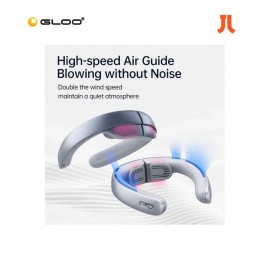 Jisulife Bladeless Neck Fan Pro1 - Grey / Silver 6975061533573
