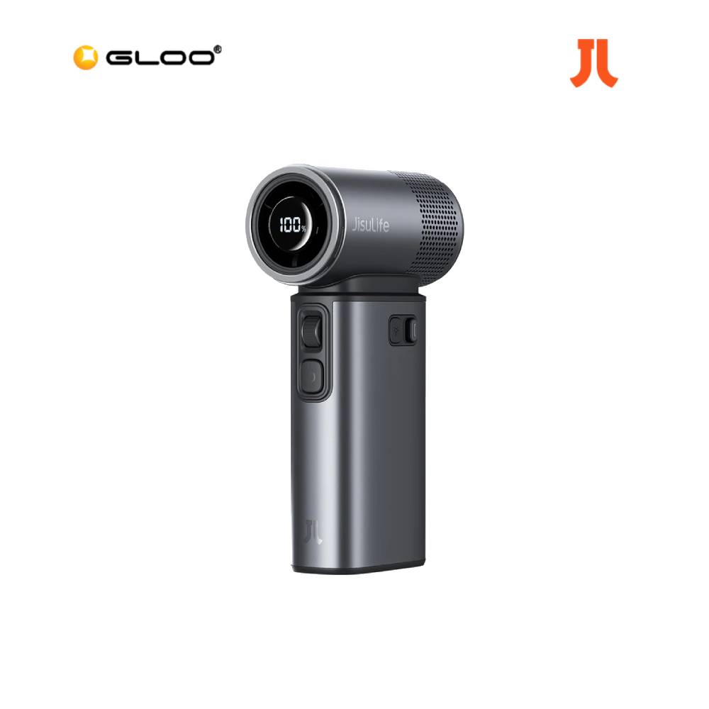 Jisulife Handheld Fan Ultra2 with Powerbank & Flashlight -Dark Gray 6975061533993