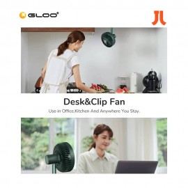 JISULIFE Clip-on type oscillating fan-Green FA13R 6972154737559