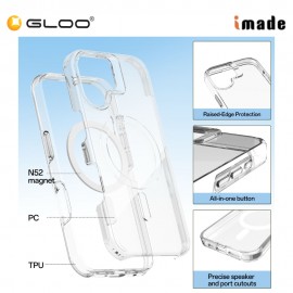 imade Crystaline Magsafe Case for iPhone 17 Pro (Clear)