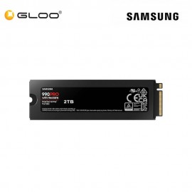 Samsung 990 Pro with Heatsink M.22280 PCIE 4.0 NVME SSD 2TB