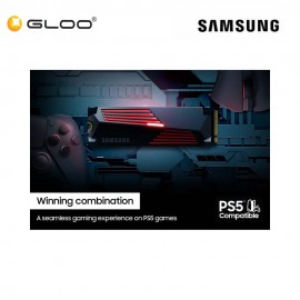 Samsung 990 Pro with Heatsink M.22280 PCIE 4.0 NVME SSD 2TB