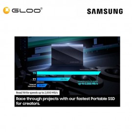 Samsung Portable SSD T9 USB 3.2 Gen2x2 4TB - Black