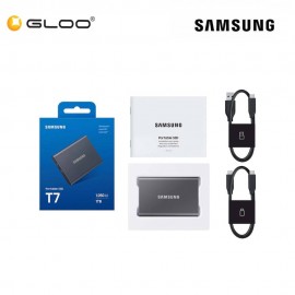 Samsung SSD Portable T7 (Basic) 1TB - Titan Gray