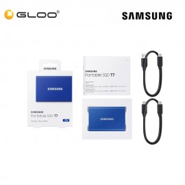 Samsung T7 Portable SSD 1TB USB 3.2 External SSD - Indigo Blue