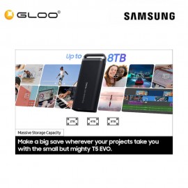 Samsung Portable SSD T5 EVO USB 3.2 Gen 1 8TB - Black