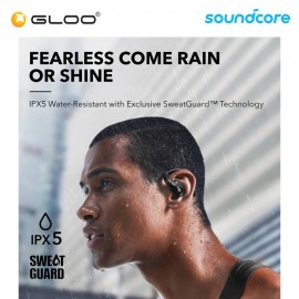 Anker Soundcore AeroFit Pro Secure Open-Ear Sport Earbuds A3871 - Black 