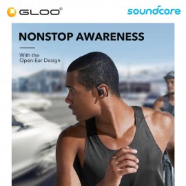 Anker Soundcore AeroFit Pro Secure Open-Ear Sport Earbuds - Black 