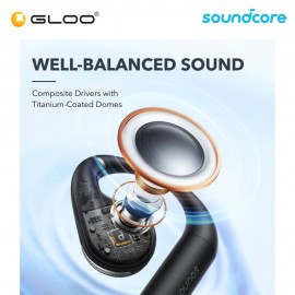 Anker Soundcore AeroFit Superior Comfort Open-Ear Earbuds A3872 - White 