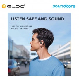 Anker Soundcore AeroFit Superior Comfort Open-Ear Earbuds A3872 - White 