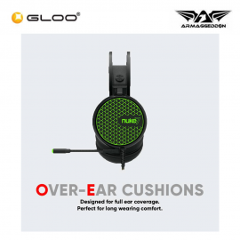 Armaggeddon Nuke 7 Ironsight Surround 7.1 Gaming Headphones with High Sensitivity Microphone